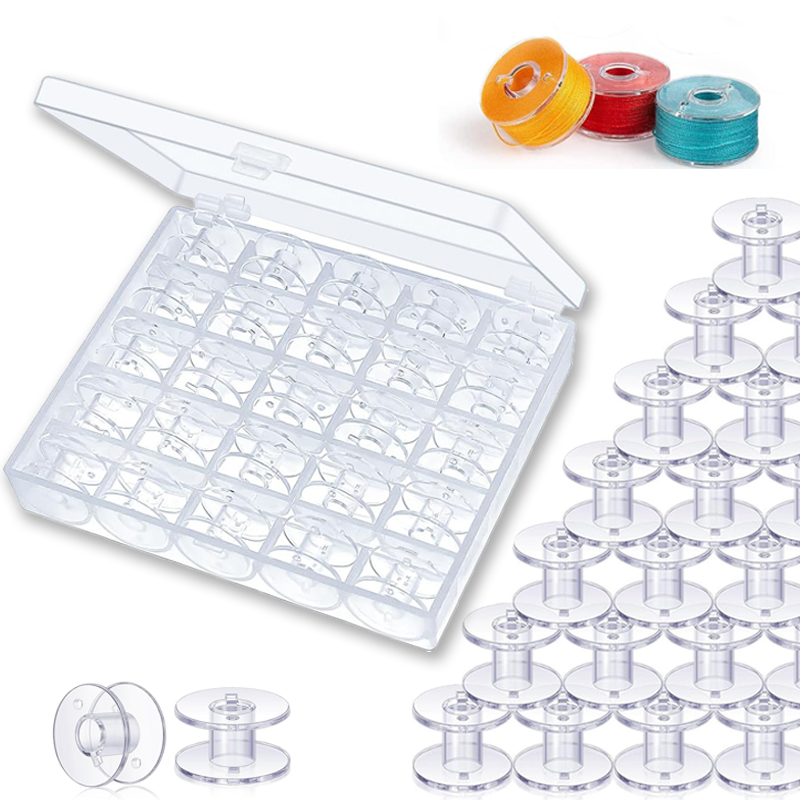 Sewing Gauge Ruler - Conjunto de bobina de linha inferior