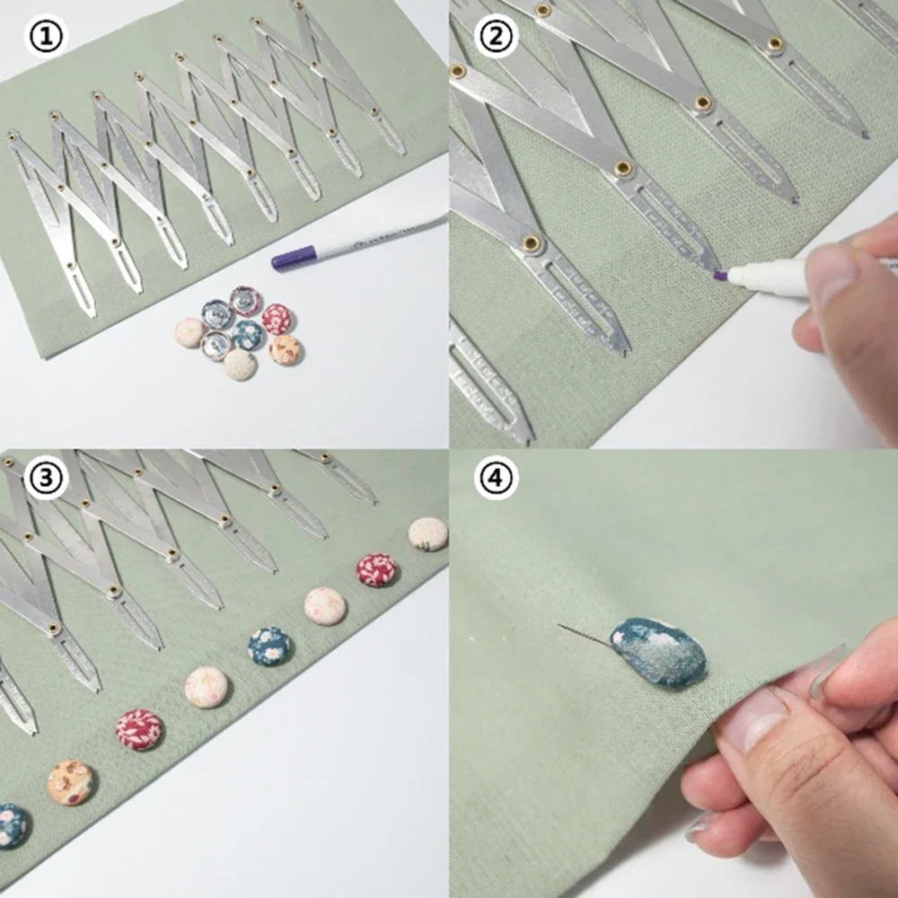 Sewing Gauge Ruler - Medidor de expansão acessórios de costura