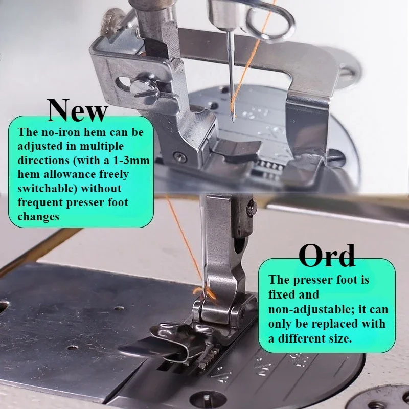 Calcador Ajustável para Bainha - Textile Sewing Machine avaliação e preço