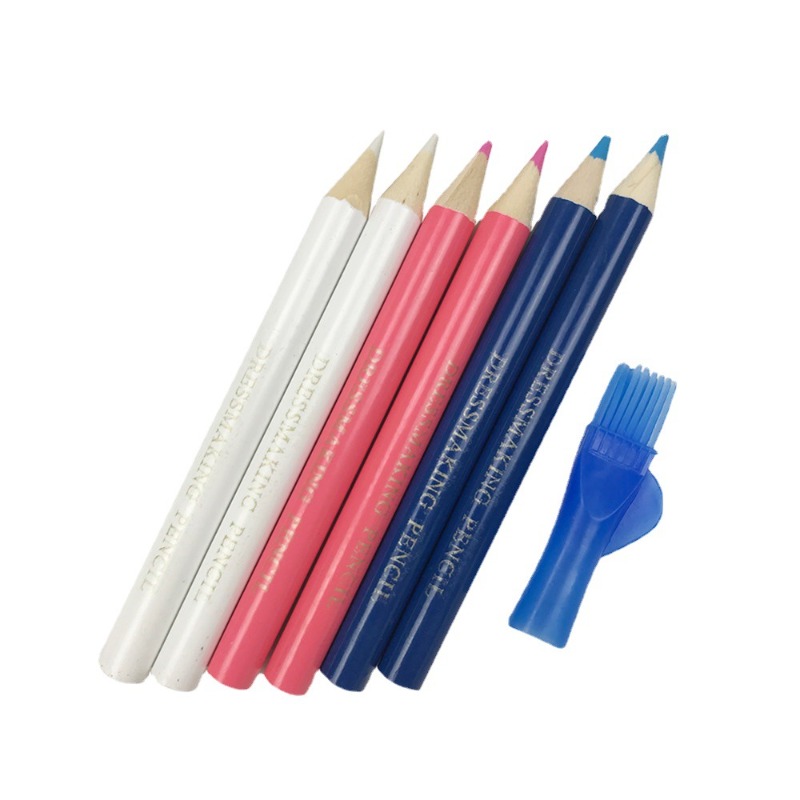 3/6 pçs lápis de tecido solúve - Sewing Gauge Ruler avaliação e preço